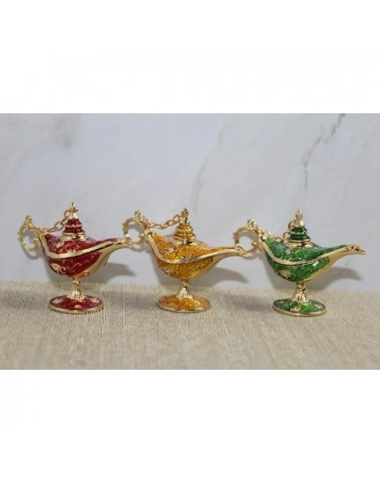 Swarovski Taşlı Minik Figür - Alaaddinin Lambası