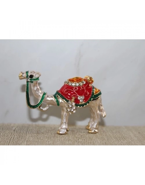 Swarovski Taşlı Minik Figür - Deve Model 2