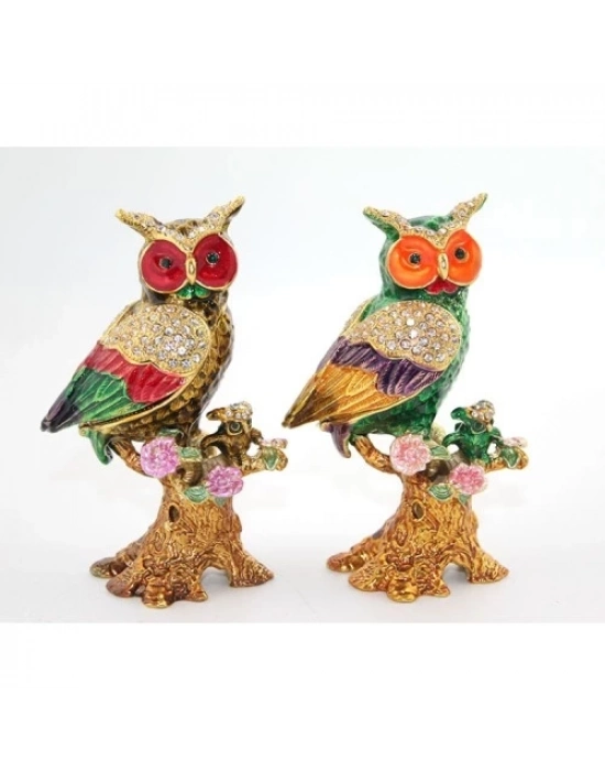 Swarovski Taşlı Tekli Baykuş