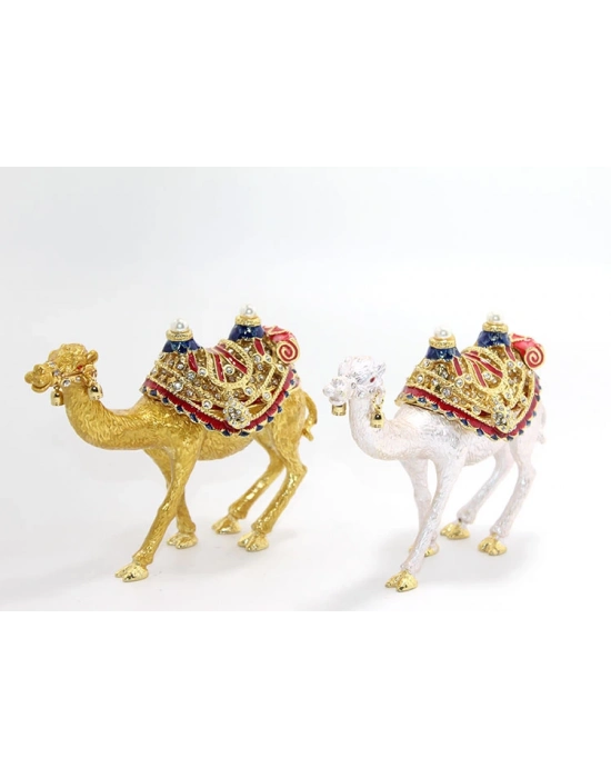 Swarovski Taşlı Tekli Deve Figürü Model 8