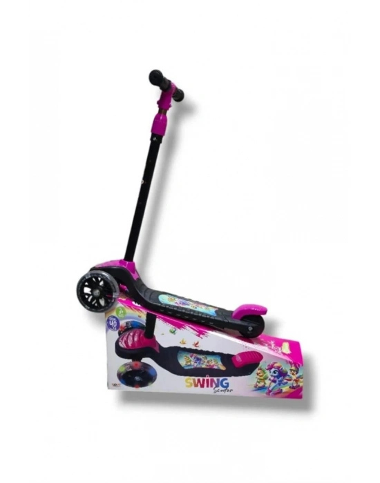 ® SWİNG SCOOTER PEMBE IŞIKLI