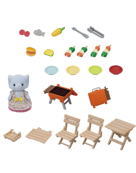 Sylvanian Families Barbekü Piknik Fil Kız 5640