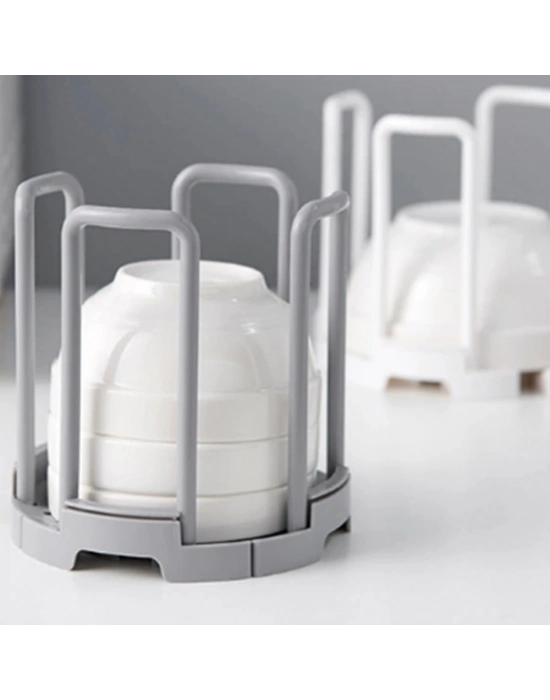 ®  Tabak Bardak Kase Standı Bulaşık Kurutma Tutucu Mutfak Düzenleyici Organizatör