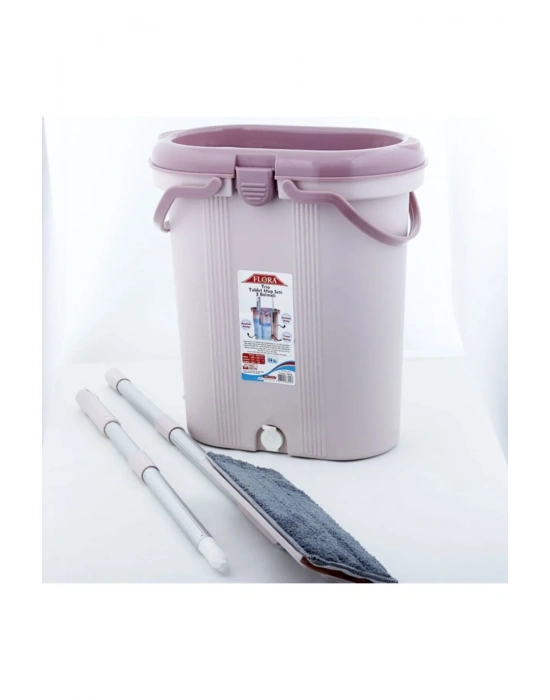 Tablet Mop Set Trio 3 Bölmeli 14 Lt. Royaleks-F404