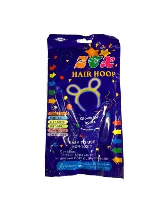 Taç Fosforlu Taç Pembe Renk 12 ADET