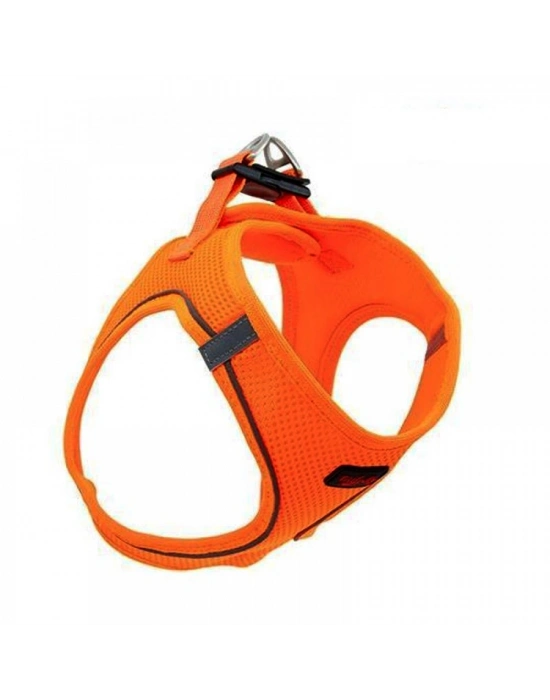 Tailpetz Air Mesh Köpek Göğüs Tasması 2XSmall 28x32 cm Neo Orange