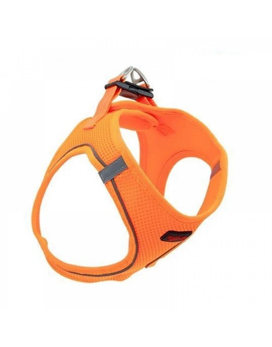 Tailpetz Air Mesh Köpek Göğüs Tasması 2XSmall 28x32 cm Neo Orange