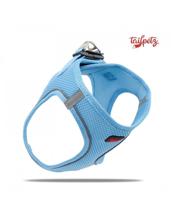 Tailpetz Air Mesh Köpek Göğüs Tasması XSmall 32x36 cm Mavi
