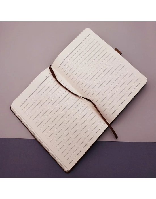 Tarihsiz Ajanda Defter Siyah Beyaz Renk