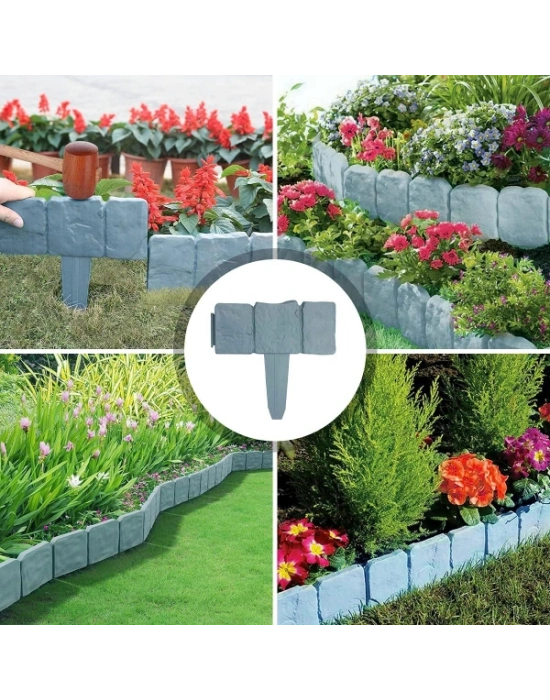 Taş Görünümlü Bahçe Çiti