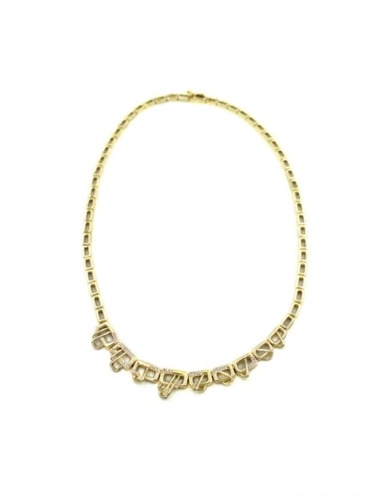 Tasarım Vip Kolye - Altın