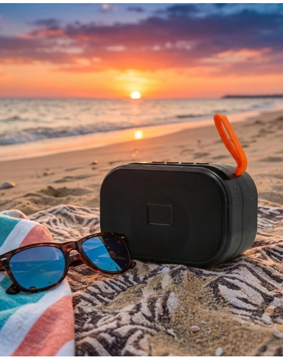 Taşınabilir Bluetooth Hoparlör Güçlü Baslı Kablosuz Müzik Kutusu