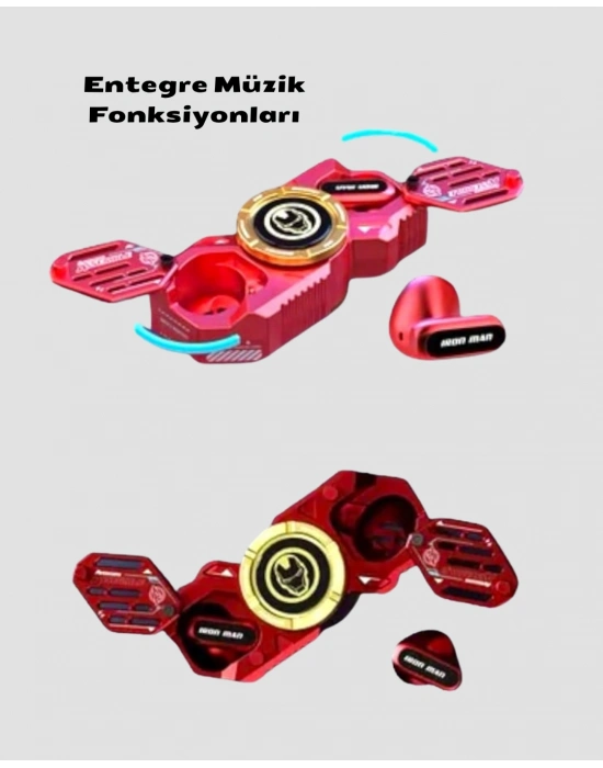 Taşınabilir Bluetooth Müzikli Spinner – Enerjik, Şık ve Eğlenceli Tasarım