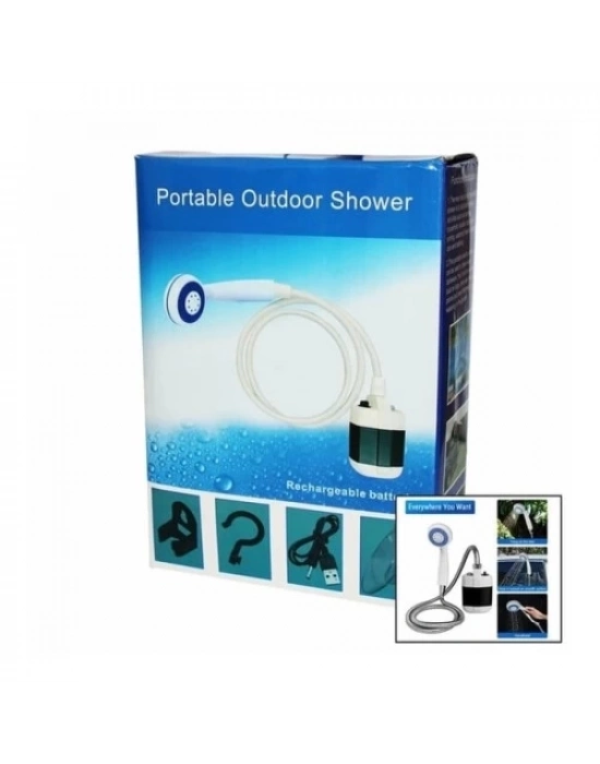 Taşınabilir Duş Seti – Pompalı ve Şarjlı
