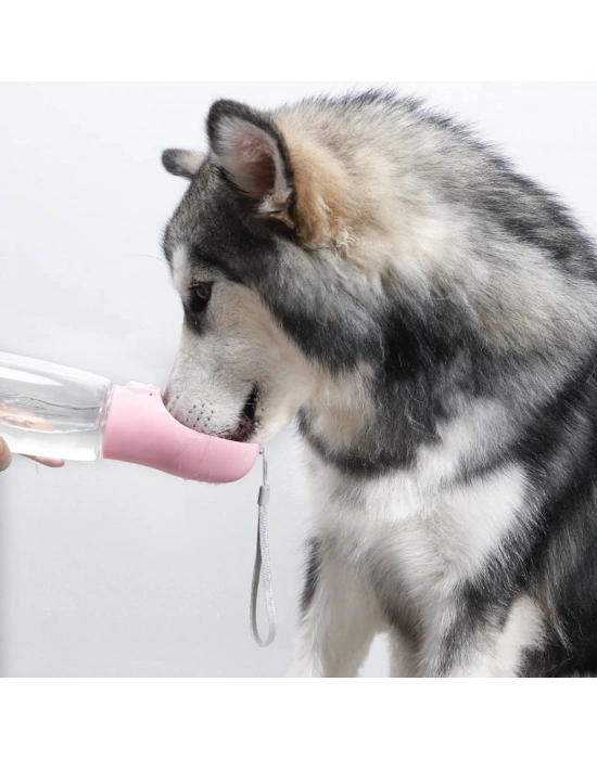 ®  Taşınabilir Evcil Hayvan Suluğu Seyahat Kabı Kilitlenebilen Su Sızdırmaz Kap 350 ml