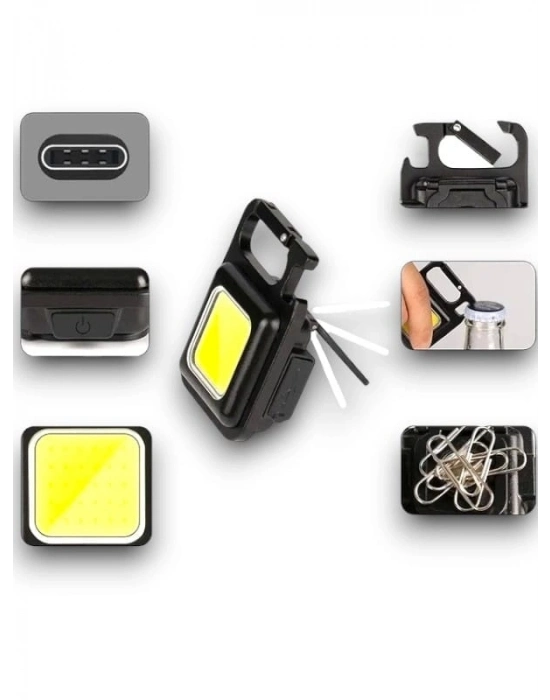 TAŞINABİLİR IŞIK 3 IŞIK MODLU USB ŞARJ ÖZEELİĞİNE SAHİP