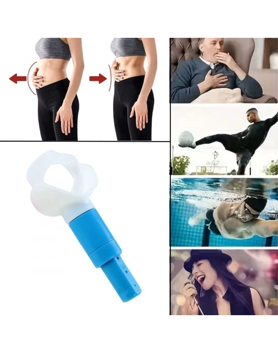 ®  Taşınabilir Karın Kası Çalıştırıcı Solunum Egzersiz Eğitmeni Nefes Egzersiz Aparatı