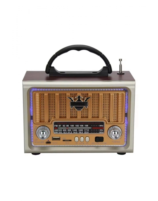 ®  Taşınabilir Klasik AM/FM/SW  Retro Nostaljik Radyo