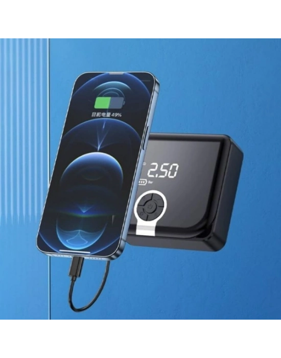 Taşınabilir Şarjlı Powerbank Hava Kompresörü