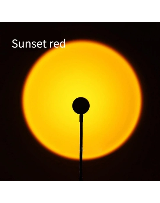 Taşınabilir USB Sunset Gün Batımı Ambiyans Işığı Lamba