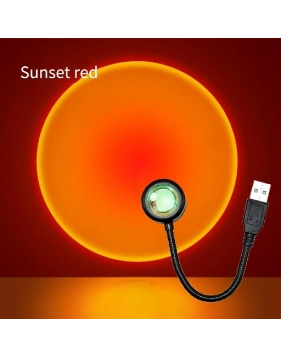 Taşınabilir USB Sunset Lamba: Ev ve Araba İçin Ambiyans Işığı