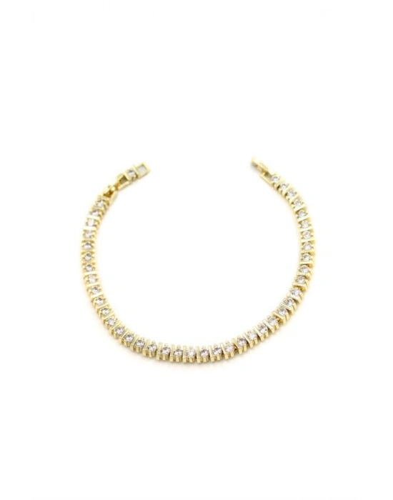 Taşlı Bileklik - Altın