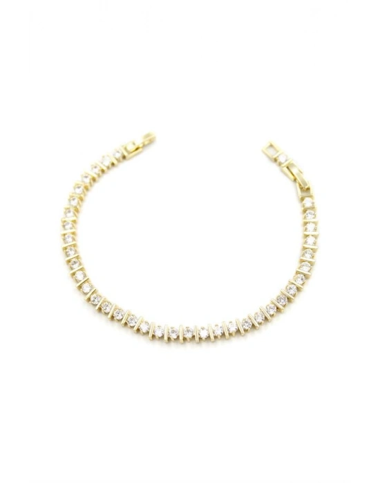 Taşlı Bileklik - Altın