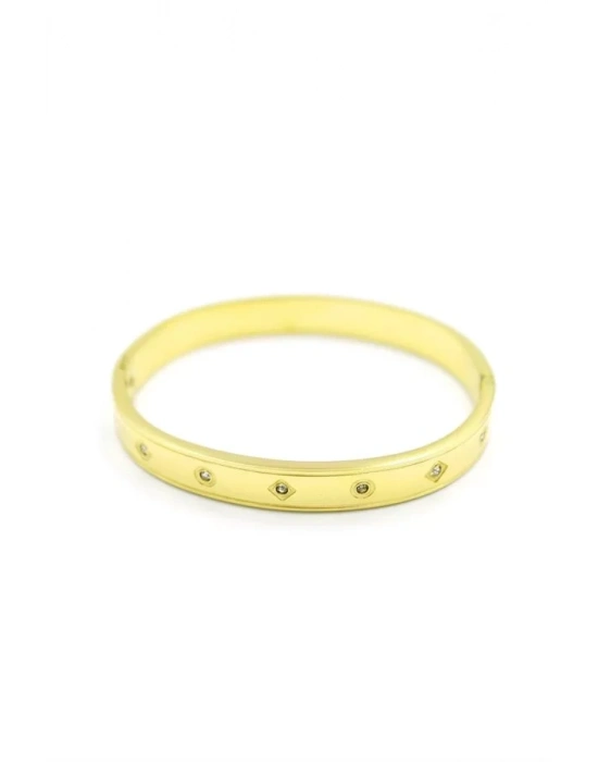 Taşlı Bilezik - Altın