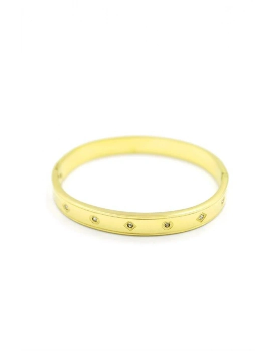 Taşlı Bilezik - Altın