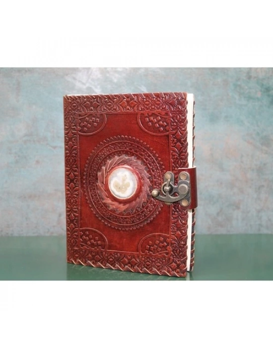 Taşlı Deri Defter Model 11