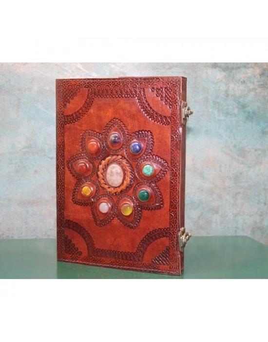 Taşlı Deri Defter Model 14