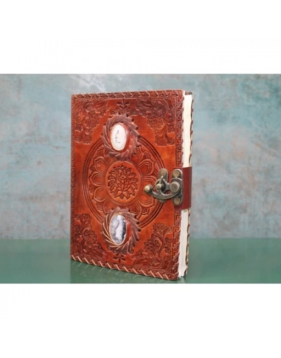 Taşlı Deri Defter Model 2