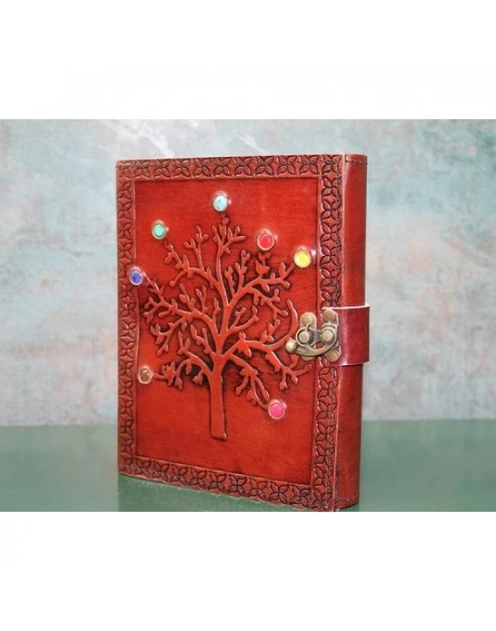 Taşlı Deri Defter Model 5