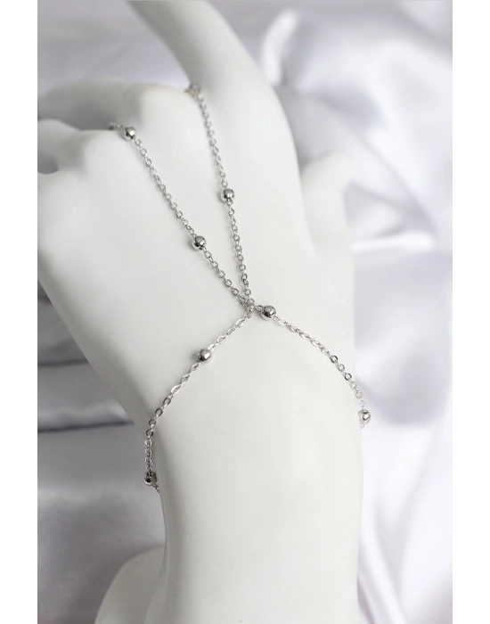 Taşlı El Aynası Anahtarlık Model 6