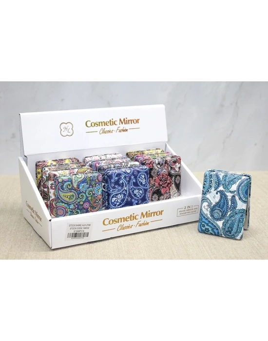 Taşlı El Aynası Dikdörtgen Kalın Alk3745