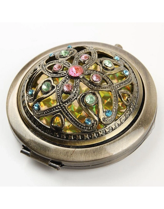 Taşlı Makyaj Aynası