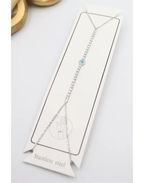 Taşlı Nazar Şahmeran - Gümüş