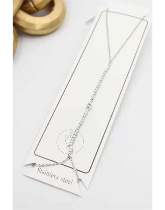 Taşlı Nazar Şahmeran - Gümüş