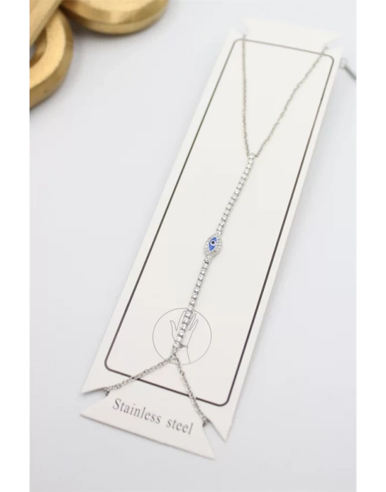 Taşlı Nazar Şahmeran - Gümüş