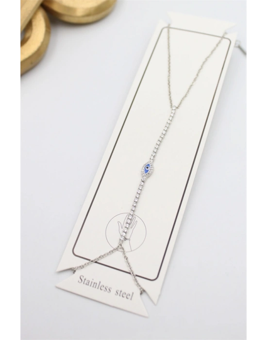 Taşlı Nazar Şahmeran - Gümüş