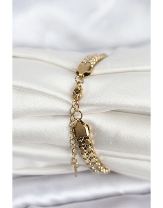 Taşlı Yuvarlak El Aynası Kalın Model 1