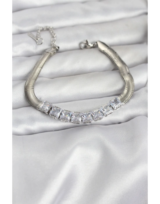 Taşlı Yuvarlak El Aynası Kalın Model 2