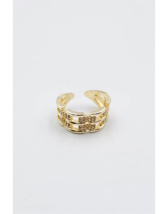 Taşlı Yüzük - Altın