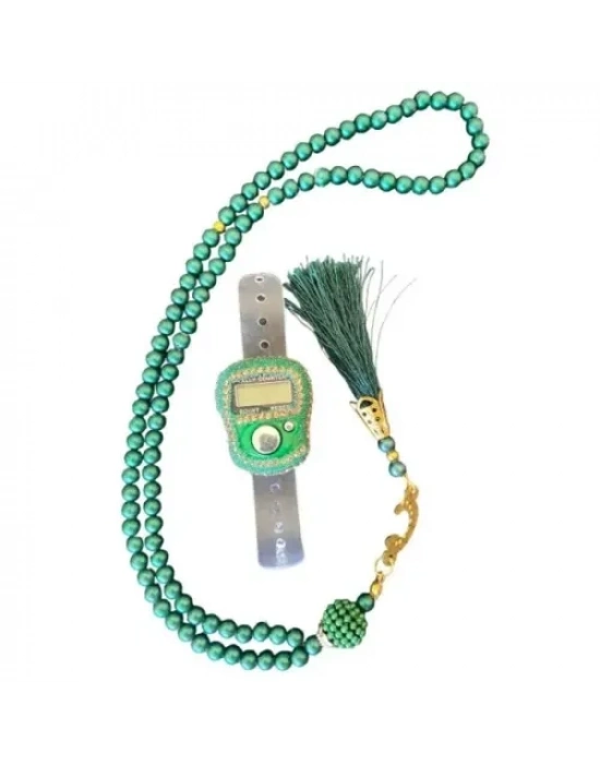 Taşlı Zikirmatik Tesbih Seti