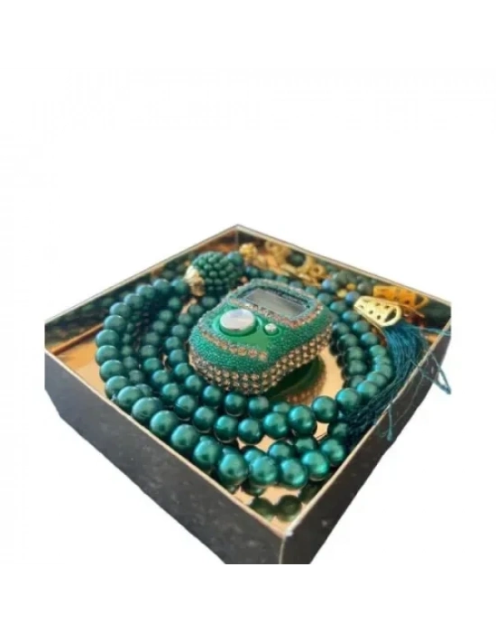 Taşlı Zikirmatik Tesbih Seti