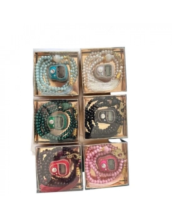 Taşlı Zikirmatik Tesbih Seti