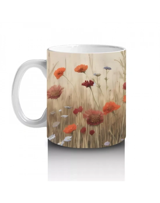 Tatlı Oyuncaklar ve Kitap Okuyan Köpek – Baskılı Kahve Kupası