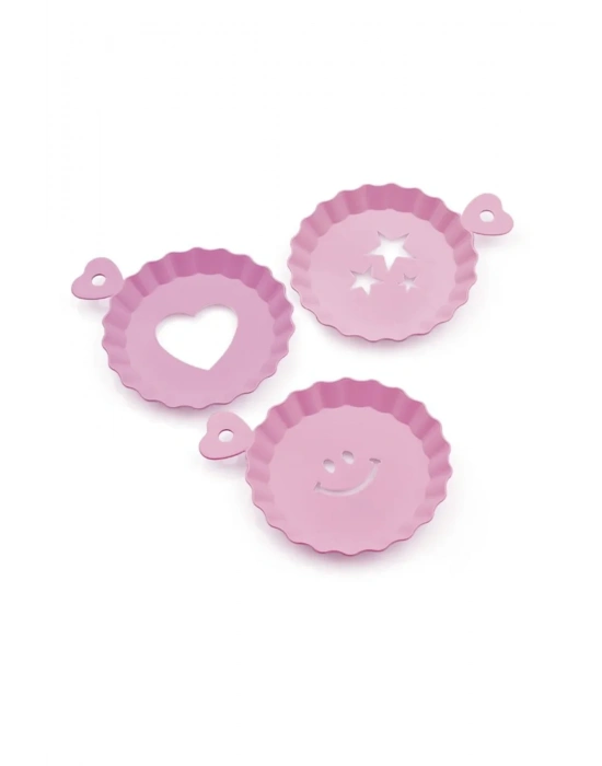 Tatlı ve Kahve Süsleme Şablonu 3 lü 10 cm