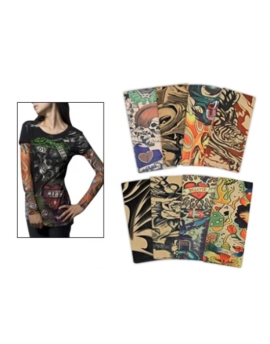 Tattoo Sleeves Giyilebilir Dövmeler