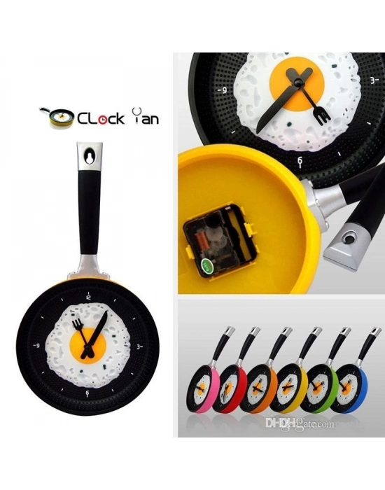 Tava Konseptli Duvar Saati